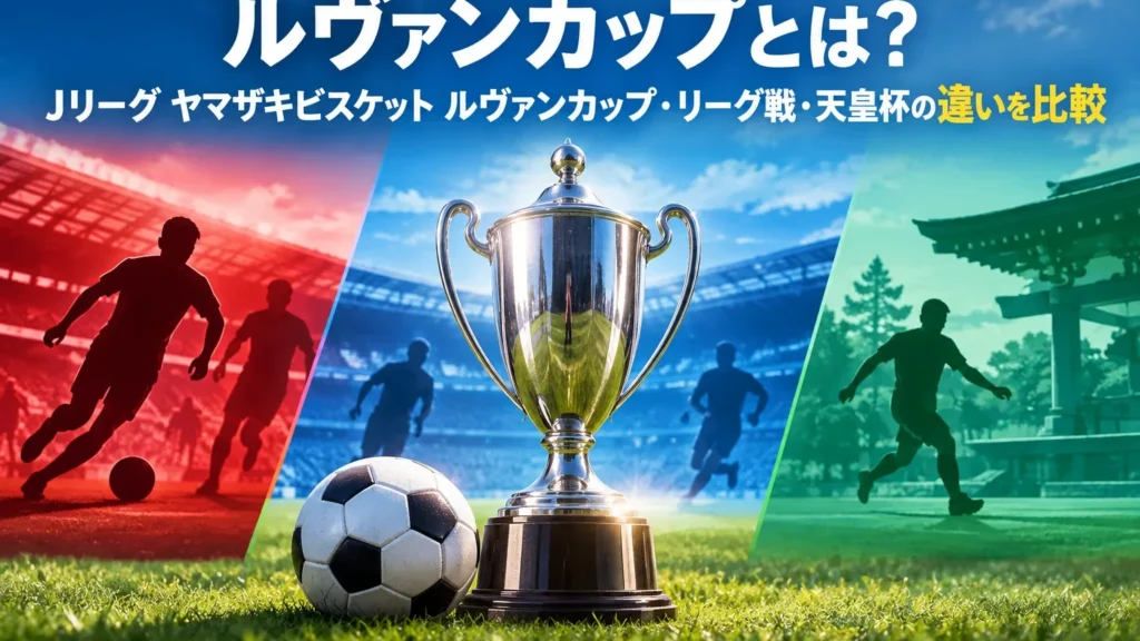 ルヴァンカップとは？Jリーグ ヤマザキビスケット ルヴァンカップ・リーグ戦・天皇杯の違いを比較