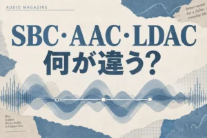 SBC・AAC・LDAC、Bluetooth音声コーデックの違い