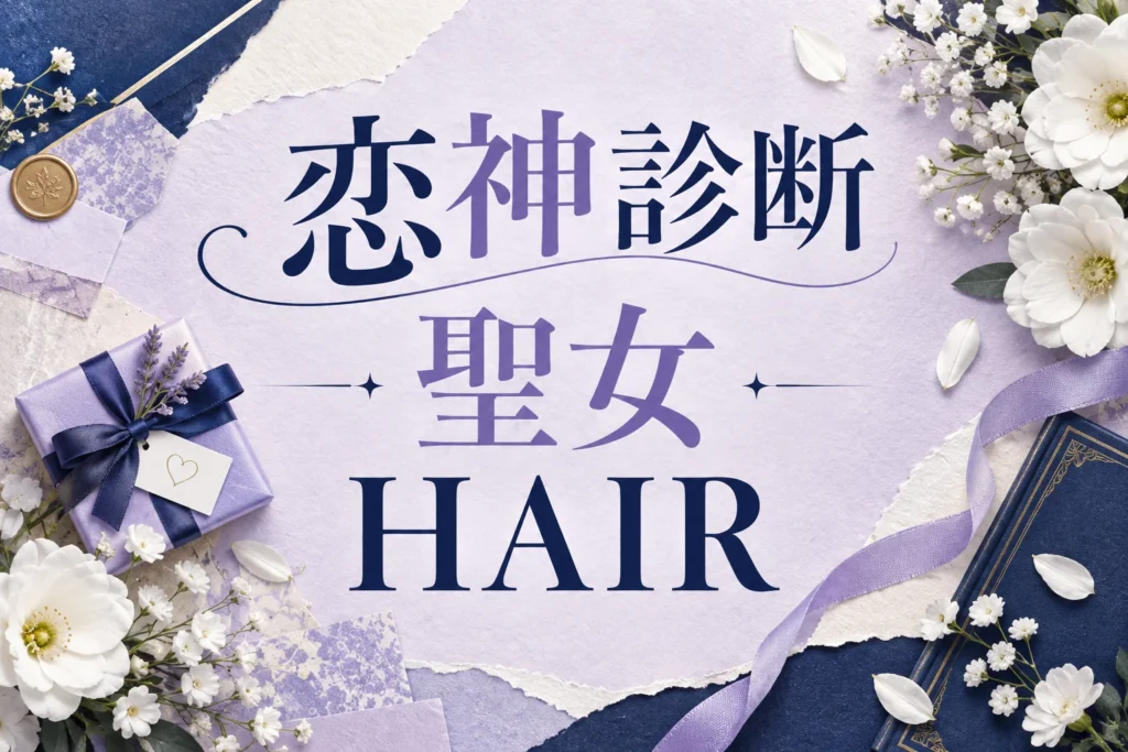 マッチアップ恋神診断の聖女（HAIR）とは？恋愛の特徴と控えめな尽くし方のアイキャッチ